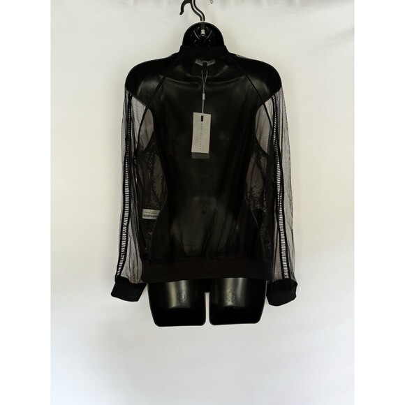Endless Rose NWT Black Lace Mesh Zip Up Light Weight Jacket Multiple Sizes Small - Picture 4 of 7